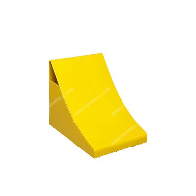 China Heavy Duty Heavy Duty Steel Wheel Chock With Hollow Bottom for sale