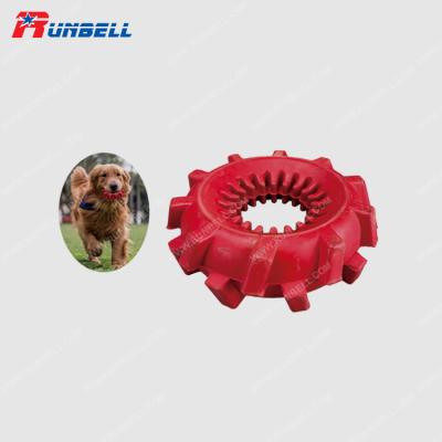 China Stocked Pet Chewing Durable Rubber Pets Orange Toy - Dog for sale