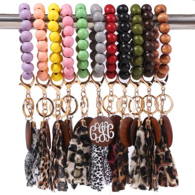 China BOHEMIA Woodland Beaded Bracelets Leopard Bracelet Tassel Main Chain Chain For Jewelry Wrist Strap Kimter-Q267FZ for sale