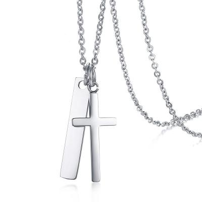 China Hiphop Personalized Stainless Steel Cross Pendant Custom Jewelry Cross Pendants For Women Jesus Chain Custom Made Kimter-Z304Z for sale