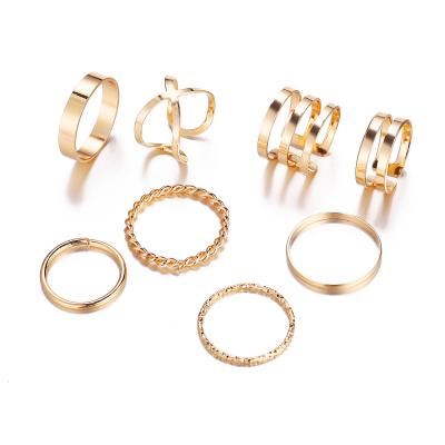 China Bohemia Ring Midi Set Hollow Silver Gold Vintage BOHEMIA Knuckle Rings Fashion Finger Knuckle Stackable Ring for sale