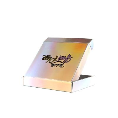 China Recyclable Custom Laser Film Double Sided Printing Aircraft Box Paper Gift Box Packaging Box for sale