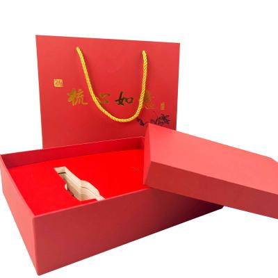 China Custom Wholesale Handmade Cardboard Logo Printing Gift Packaging Kraft Paper Box for sale