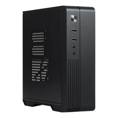 China Mini ITX MX02 Computer Case HTPC Host Chassis USB2.0 Industrial ITX Desktop Enclosure Control Chassis For Office Business for sale