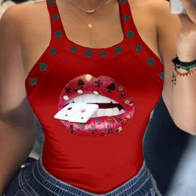 China 2022 Breathable Hot Selling Custom Logo Summer Lady White Black Ribbed Crop Tank Tops Women for sale