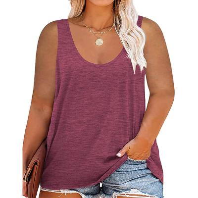 China 2021 New Breathable Plus-Size Cotton Tank Tops For Casual Comfort for sale