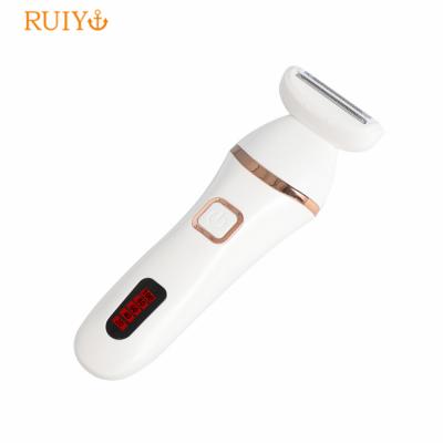 China wet & Mini Electric Shaver With Attachment Use Dry Portable ABS Ladies Rechargeable Comb for sale