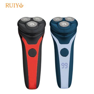 China 2020 Twin Blade Men IPX4 Waterproof Rotary Trimmer Shaving Machine Electric Shaver Wholesaler for sale