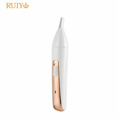 China Commercial Portable USB Rechargeable Waterproof Universal Electric Eyebrow Hair Trimmer Stainless Steel IPX4 for sale