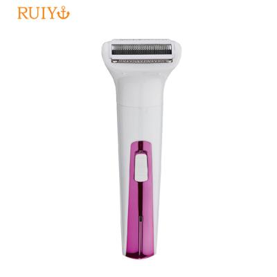 China Commercial USB Women's Electric Rechargeable Wet And Dry Shaving Machine Lady Shaver for sale