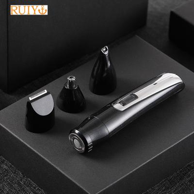 China Commercial USB Hair Remover Wet And Dry Trimmer Body Painless Shaver 4 In 1 Black for sale