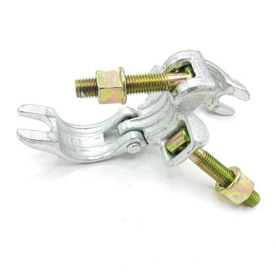 China Euro Type Industrial Drop Forged Coupler Scaffolding Accessories Double Scaffold Clamp for sale