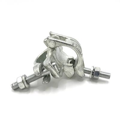 China Industrial Scaffold Coupler Load Capacity Scaffold Clamp Double Drop Forged Swivel Coupler 48mm for sale