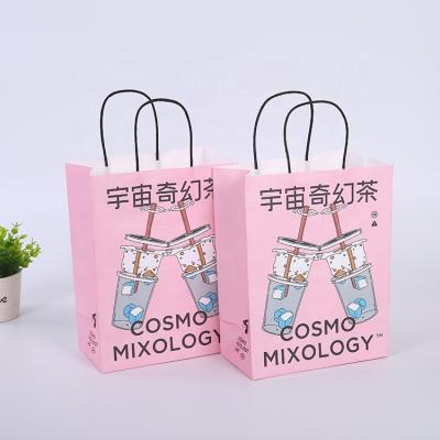 China Recyclable Stylish Personalized Printing Paper Bag Colored Gift Paper Bags With Handles for sale