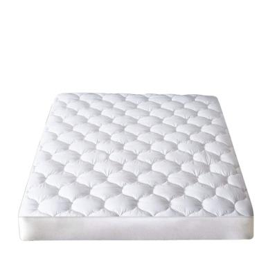 China Single Hot Sale Surrounded White Mattress Cover TPU Waterproof Anti Slip Mattress Pad for sale