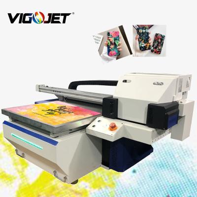 China Factory VIGOJET 6090 UV Flatbed Printer with XP600/6 Color Digital Inkjet Plotter Led Machine UV Printing for Phone Case Ceramic Glass for sale