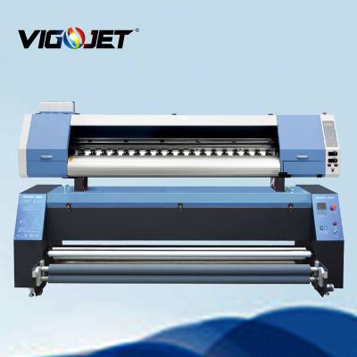 China Polyester 1.8m Digital Fabric Printer / Large Format Leader DX5 Direct Print On Polyester Fabric Printer for sale