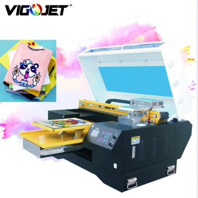 China Vigojet Digital Sublimation DTG Textile Printer Impresora Textil T-shirt Printer A2 T Shirt With CE for sale