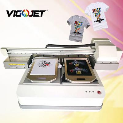 China T-shirt/Cloth Dual Position A2 Paddle Size DTG Printer With Two Head 4720 Direct To Garment Dye Ink Printer for sale