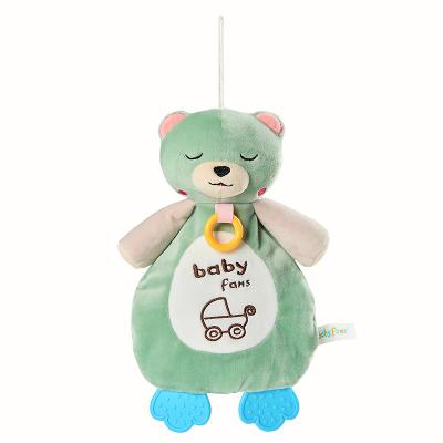 China Soft Toy Baby Comfort Plush Hand Puppet Soft Animal Soothe Toys for sale