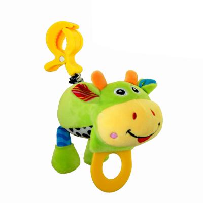 China Babyfans Baby Stroller Toys Cute Plush Soft Hanging Animal Activity Toys For Children for sale