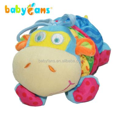 China Mini Toy Babyfans Educational Hanging Pull String Music Baby Plush Toys Cheap Dolls For Children for sale