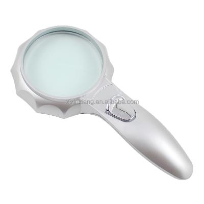 China ABS Frame 4x Lens Pocket Umbrella Type Glass Magnifier For Printing for sale