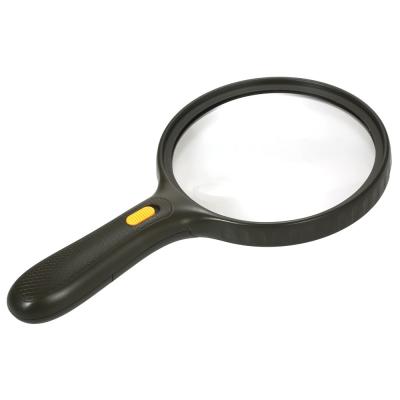 China ABS Frame 138 Mm Big Optical Acrylic Lens Led Magnifier For Reading for sale