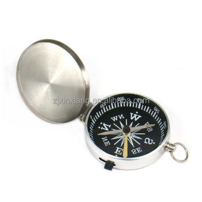 China Suitable For Campus Customized Logo Metal Pocket Portable Compass for sale