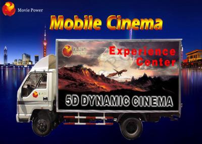 China Simple Dynamic Bubble Lighting Wind Mobile 5D Cinema Truck 2.25KW 220V for sale