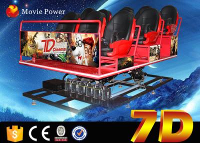 Chine Équipement de cinéma du parc d'attractions 7D avec la plate-forme électrique du jeu 6 DOF de tir à vendre