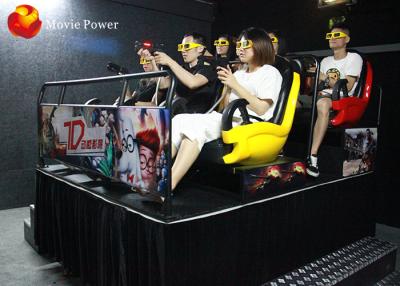 Chine parc d'attractions satisfaisant d'investissements de système électrique de Seat de cinéma du mouvement 7D à vendre