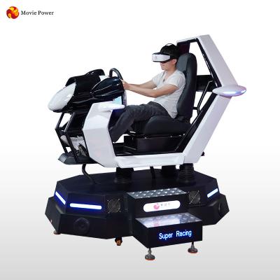 China Coche interior VR del patio que compite con el simulador eléctrico del juego de las carreras de coches de la plataforma del simulador 9D en venta