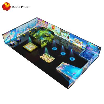 China Children Entertainment Games 3d Ground Interactive Hologram Projector for sale