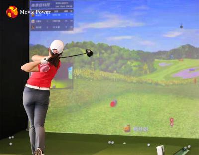 Chine Projection d'intérieur virtuelle professionnelle ROHS de simulateur de golf à vendre