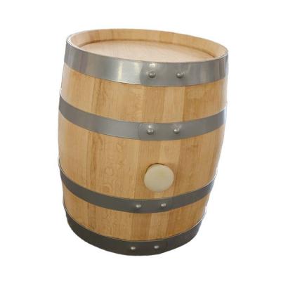 China Custom 45L Liquor Engraving Whiskey Premium Wooden Wine Solid Oak Barrels for sale