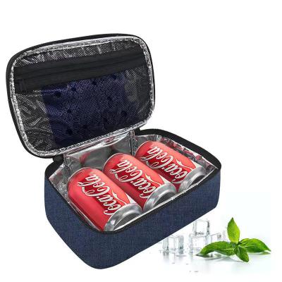 China Waterproof Custom Outdoor Picnic Beer Drinks Insulated Cooler Bag Box Portable Cola Tote Cooler Bag for sale