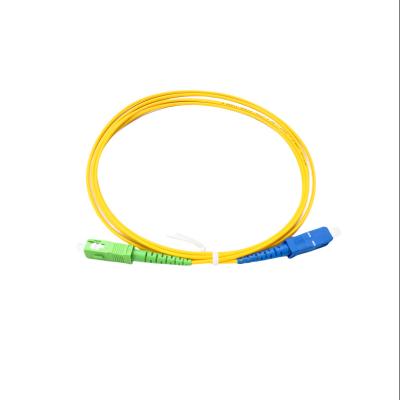 China FTTH PON CATV High Quality Optic Fiber Patch Cord 2.0mm 3.0mm SC/APC-SC/UPC Fiber Optic Jumper for sale