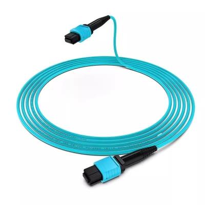 China Factory Price FTTH PON CATV Low Loss MPO Fiber Optic Patch Tie Fiber Optic Mpo Trunk Cable Jumper Customizable for sale