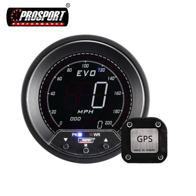 China Universal GPS Function 85mm Digital GPS Speedometer MPH Odometer For Car for sale