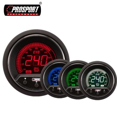 China Best Digital Oil Temp Gauge 52mm Digital Oil Temp Gauge Vehicle Car Temperature Meter for sale