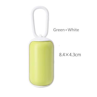 China Viable Wholesale Fashion Dog Poop Bag Dispenser Holder Oval Mini Easy Carry Dog Waste Bag Holder for sale