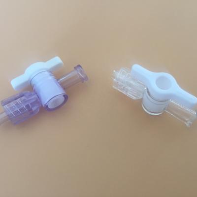 China 2 Way General Medical Plastic Stopcock With Female Male Luer Adapter Fitting for sale