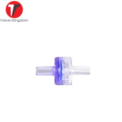 China Mini Plastic Pneumatic Diaphragm Check Medical Valve for sale