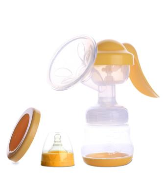 China BPA Free High Quality Silicone Breastfeeding Manual Breastmilk Extractor for sale