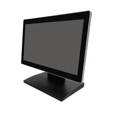 China Full Metal Touch Screen Body 10 Point Capacitive Touch Screen 15.6 Inch J1900 Desktop All In One PC for sale