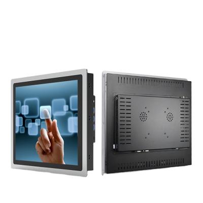 China Industrial Touch Screen Control Recessed 10 Point Capacitive Touch Screen 17 Inch Core I3-3217U Desktop Computer All In One for sale