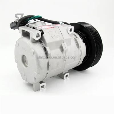 China Excavator Parts AC Compressor E330C 10S17C ST170203 PV8 R134a for sale