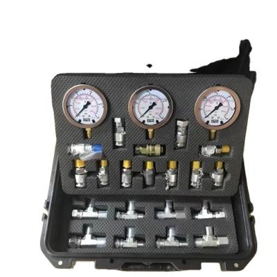 China Excavator Fuel Hydraulic Pressure Gauge Pressure Gas Pressure Portable Test Kit for Hot End of Year Sales for sale