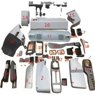 China Excavator Cab Plastic Trim Panel PC130 PC160 PC200 PC240 PC270 PC360-7 Plastic Panel Interior Panel Toolbox Hot sale zu verkaufen